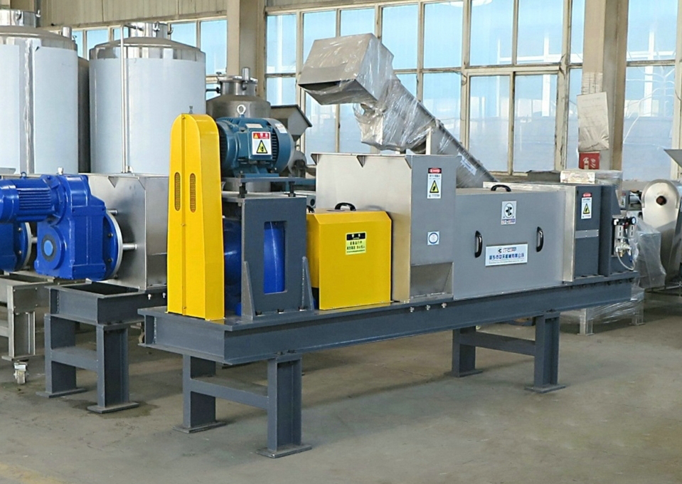 螺旋擠壓脫水機在柑橘渣處理行業(yè)應用